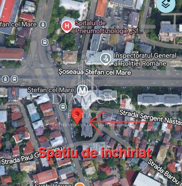 Metrou Stefan cel mare, spatiu nemobilat 2 camere in bloc, parter,